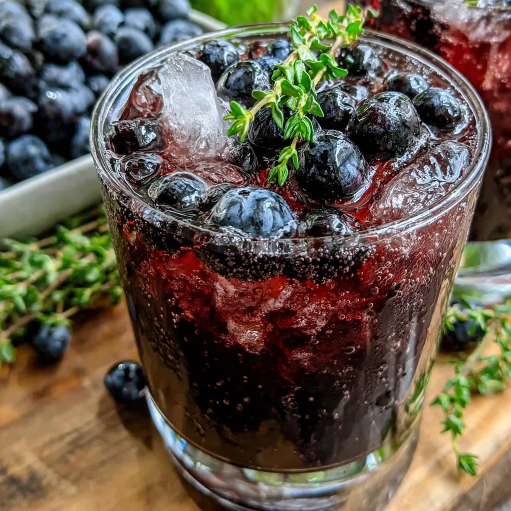 Blueberry-Thyme Spritzer