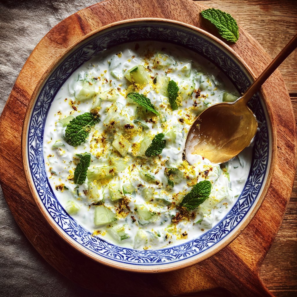 Crunchy Cucumber Yogurt Raita