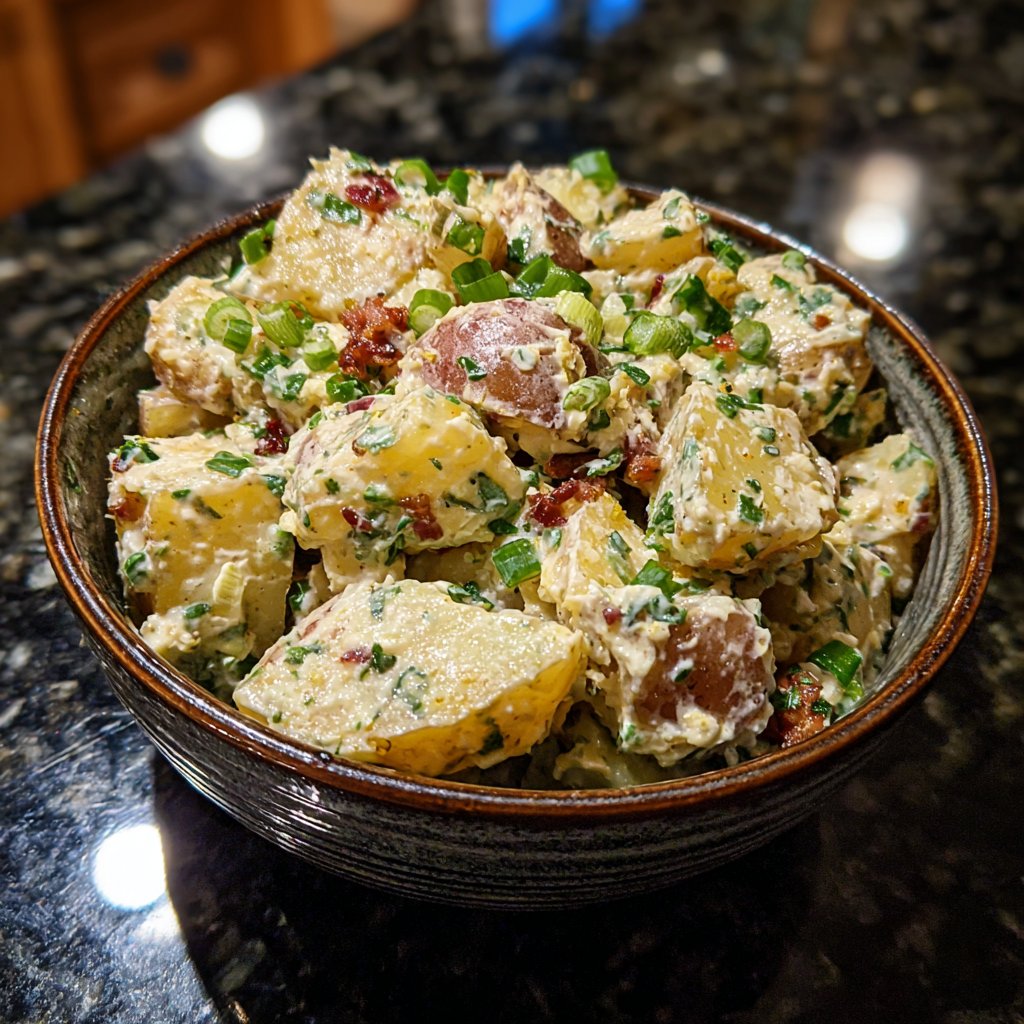 Zesty Garlic Potato Salad