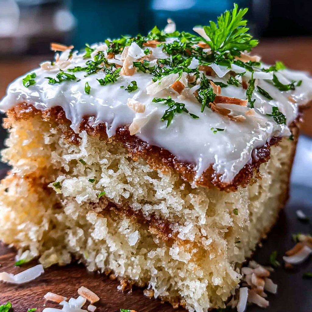 Coconut Lime Spring Cake