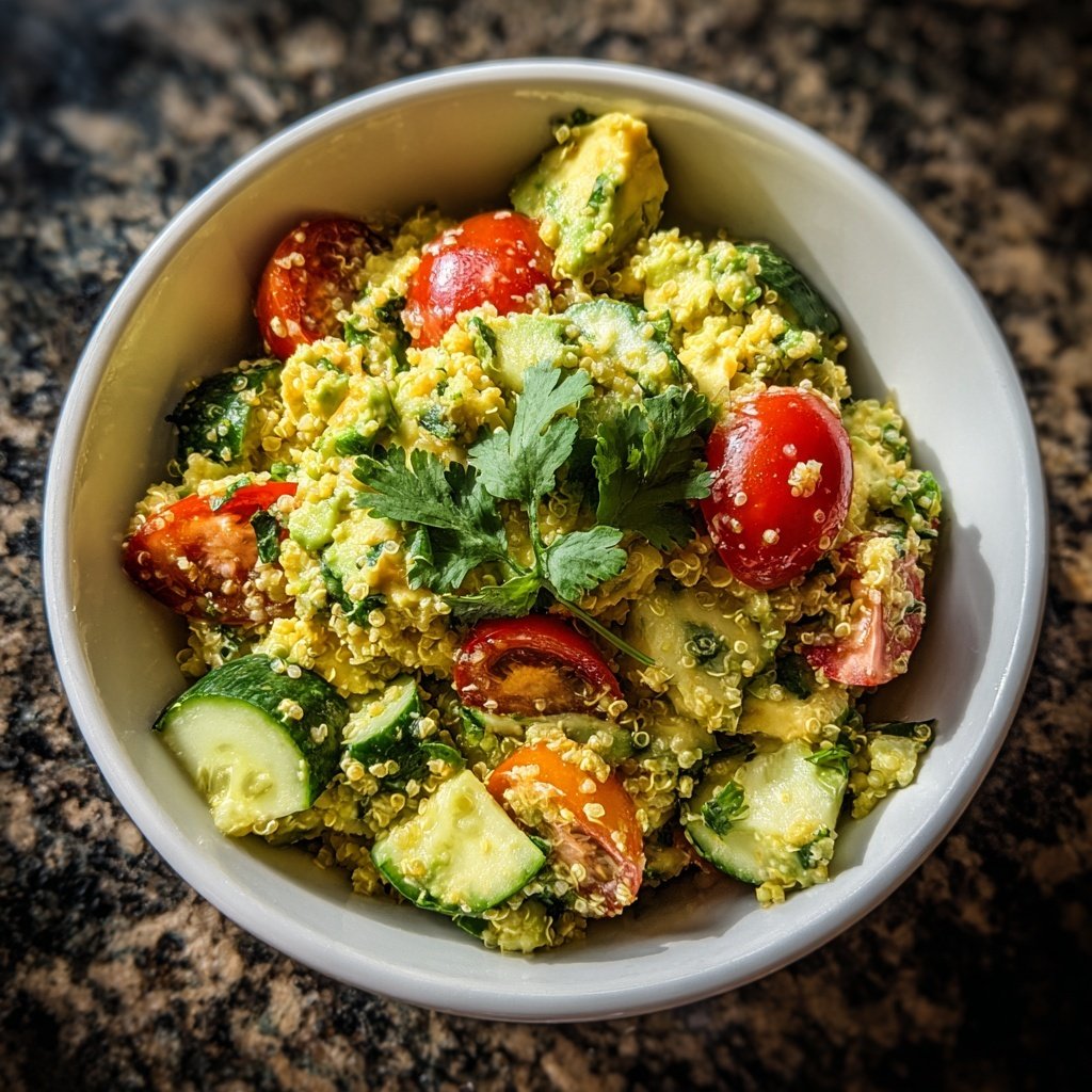 Healthy Avocado Quinoa Salad