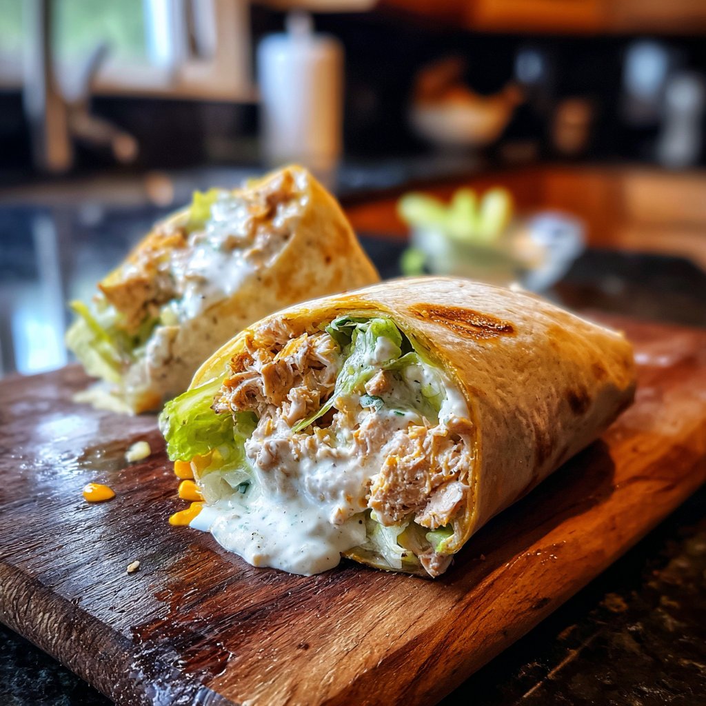 Ranch Tuna Melt Wrap