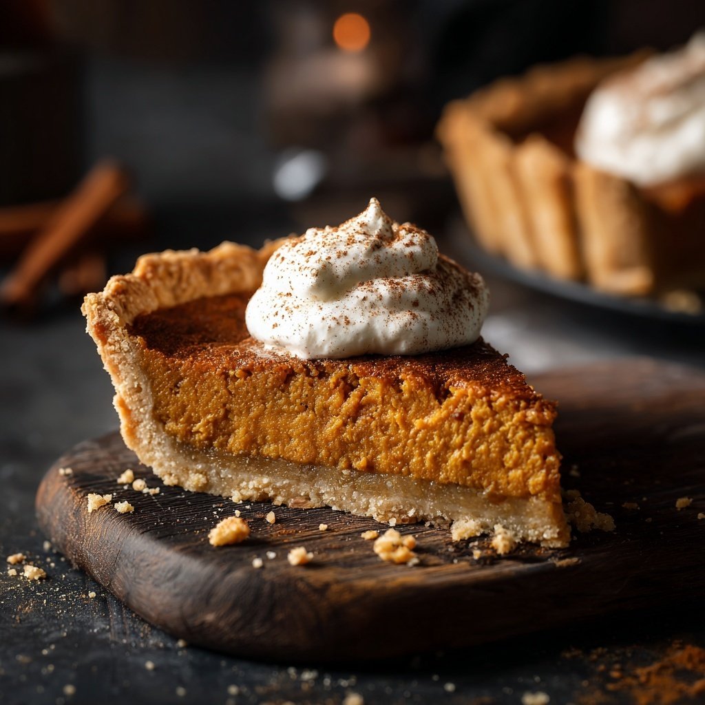 Festive Spiced Pumpkin Pie