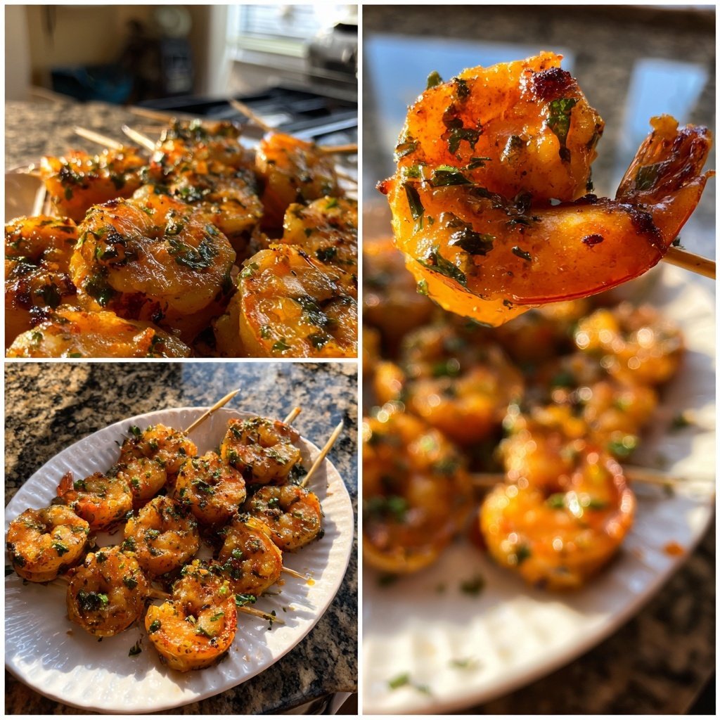 Sriracha-Lime Shrimp Bites