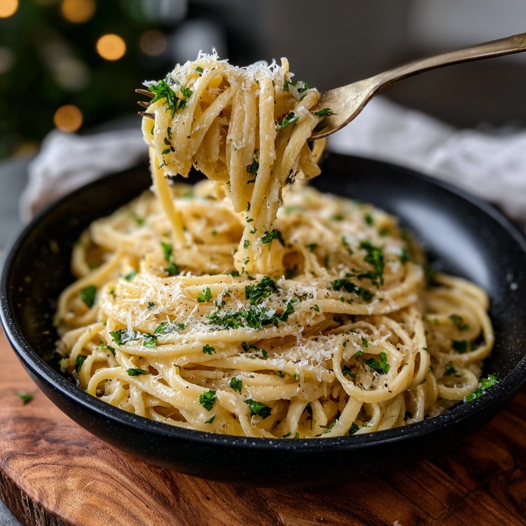 Quick Garlic Butter Pasta